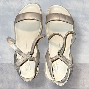 🌺ECCO FLOWT LX COMFORT CROSS STRAPPY LEATHER SANDALS